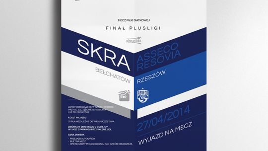 Klub Nemo zaprasza na Finał PlusLigi Skra Bełchatów - Resovia Rzeszów