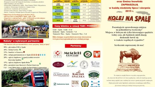 „Kolej na Spałę” przez całe wakacje