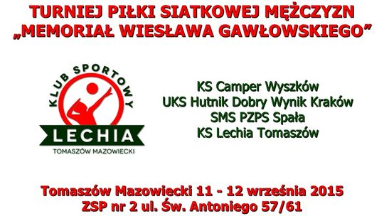 Kolejna edycja Memoriału W. Gawłowskiego