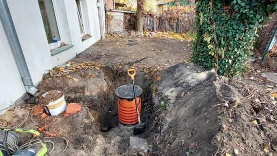 Kolejne budynki z przyłączami