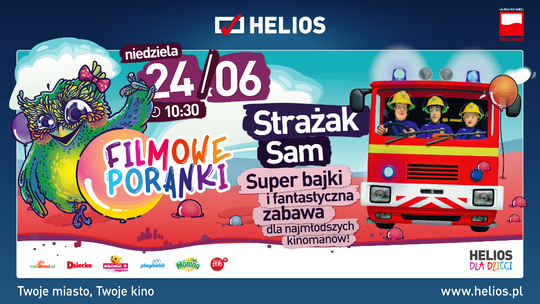Kolejny filmowy poranek dla dzieci w tomaszowskim Heliosie