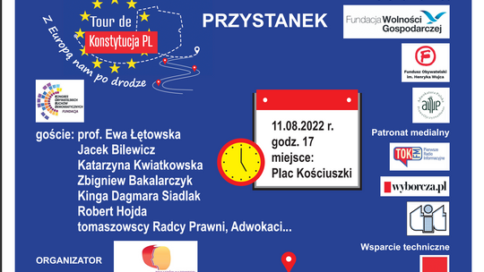 Kolejny przystanek Tour de Konstytucja w Tomaszowie Mazowieckim