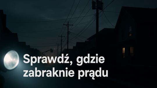 Komunikat o przerwach w dostawie prądu