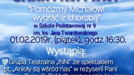 Koncert charytatywny w Szkole Podstawowej nr 9 - "Pomożmy Michałowi" 