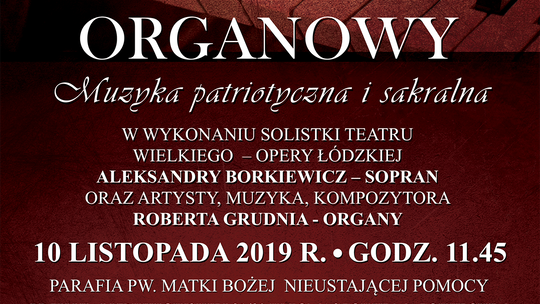 Koncert organowy w parafii na Ludwikowie