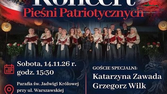 Koncert Pieśni Patriotycznych w Tomaszowie. Miasto zaprasza na wyjątkowy wieczór