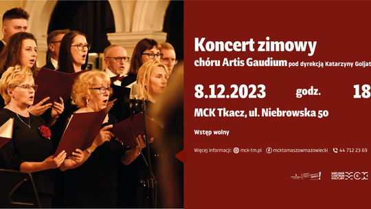 Koncert Zimowy chóru Artis Gaudium z Tomaszowa Mazowieckiego