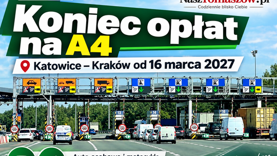 Koniec opłat na A4 Katowice–Kraków. Za pół roku kierowcy pojadą za darmo
