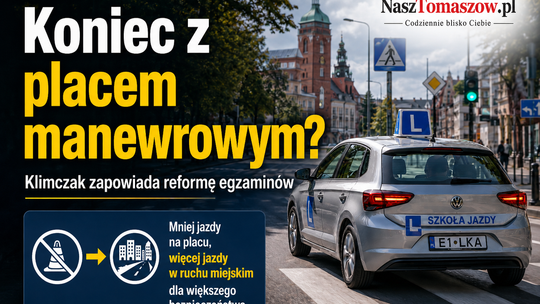 Koniec placu manewrowego na egzaminie? Minister Klimczak zapowiada reformę prawa jazdy