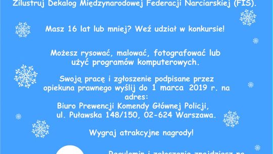 Konkurs fotograficzno-plastyczny "Stok nie jest dla bałwanów"