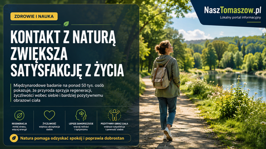 Kontakt z naturą zwiększa satysfakcję z życia