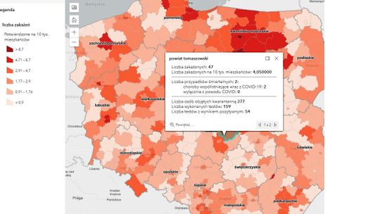 Koronawirus zabija. Wczoraj zmarło 241 osób. Dwie z nich w Tomaszowie