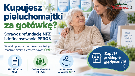 Kupujesz pieluchomajtki za gotówkę? Możliwe, że niepotrzebnie. NFZ i PFRON mogą pokryć koszt