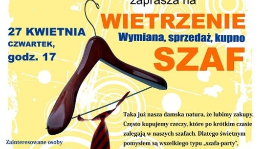 Kwietniowe wietrzenie szafy