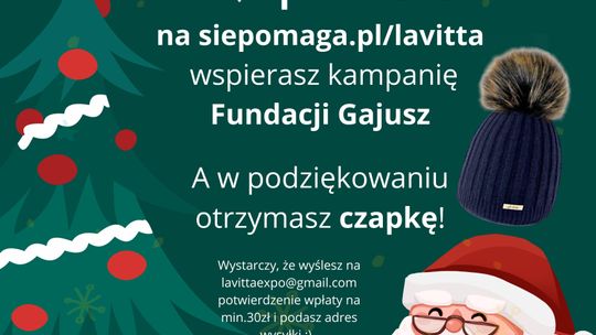La Vitta dla dzieci. Wpadnijcie na Jarmark, czekają na Was ciepłe czapeczki