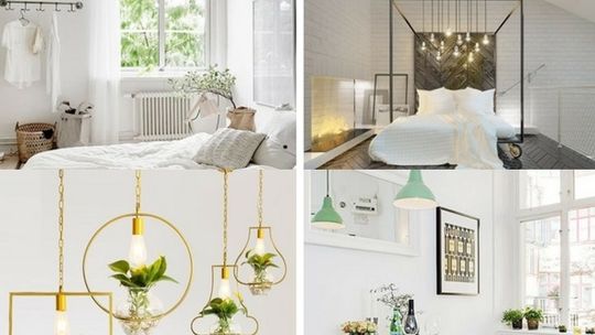 Lampy wiszące a plafony –  jakie oświetlenie dobrać do sypialni?