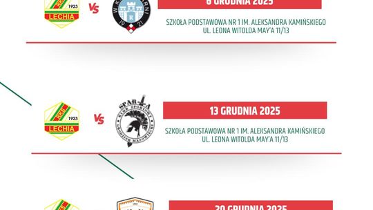 Lechia Tomaszów Mazowiecki: grudniowy maraton u siebie