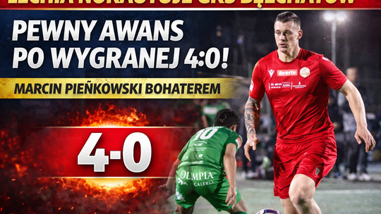 Lechia Tomaszów Mazowiecki rozbiła GKS Bełchatów. Pewny awans i mocny sygnał przed kolejną rundą