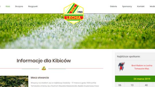 Lechia uruchomiła nowy serwis internetowy
