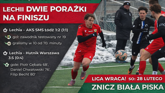 Lechia zamknęła zimowe sparingi. Dwie porażki na finiszu, tydzień do ligi