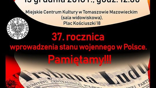 Leszek Próchniak o stanie wojennym w Polsce. Zapraszamy na wykład w MCK