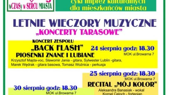 Letnie Wieczory Muzyczne "KONCERTY TARASOWE"