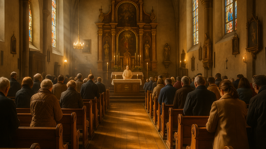 Liczenie wiernych podczas niedzielnych praktyk religijnych - za miesiąc