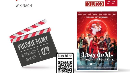 „Listy do M. Pożegnania i powroty”  seans w ramach cyklu Kultura Dostępna!