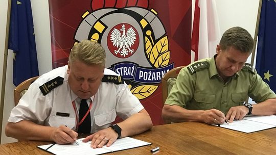 Łódzcy terytorialsi formalizują współpracę ze strażą pożarną
