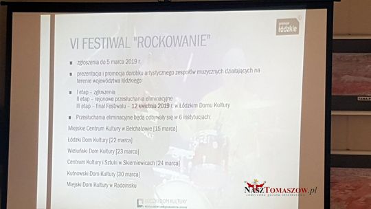 Łódzki Dom Kultury zaprasza zespoły do udziału w VI Festiwalu "Rockowanie"