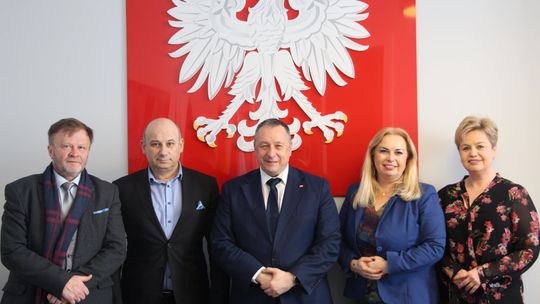 Łódzki Kurator Oświaty roboczo w Tomaszowie 
