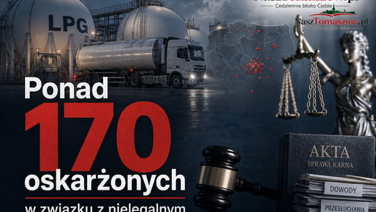 Łódzkie/ Ponad 170 oskarżonych w związku z nielegalnym obrotem paliwem LPG