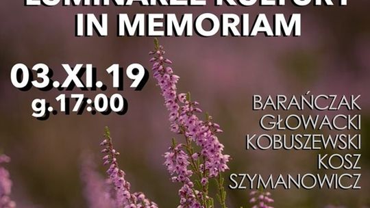 Luminarze kultury w Galerii Arkady