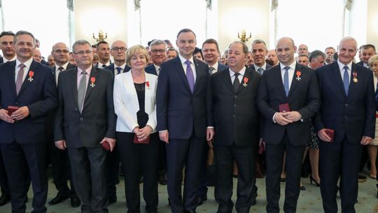 M. Witko z Krzyżem Kawalerskim Odrodzenia Polski