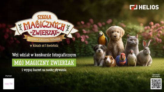 MAGICZNY KONKURS FOTOGRAFICZNY  ze Szkołą Magicznych Zwierząt tylko w Helios Tomaszów