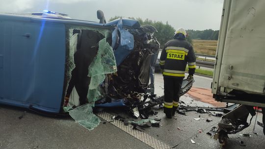 Mały karambol na S8