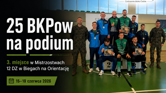 Mapa, kompas i charakter. 25 BKPow na podium Mistrzostw 12 DZ w Biegach na Orientację