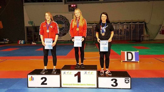 Marta Mysur na podium