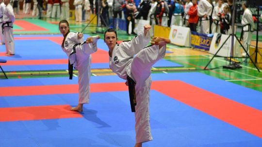 Marta Mysur w czołówce podczas  Grand Prix Polski