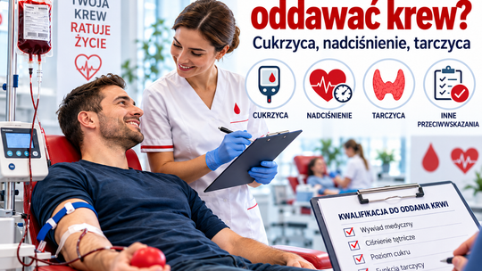 Masz cukrzycę, nadciśnienie lub chorą tarczycę? Sprawdź, czy możesz oddawać krew. Eksperci wyjaśniają