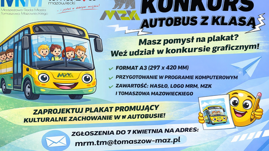 Masz pomysł na plakat? Weź udział w konkursie „Autobus z klasą”!