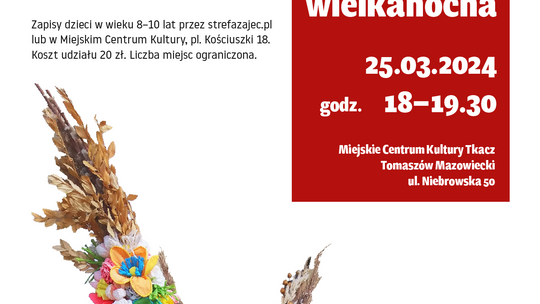 MCK zaprasza na warsztaty