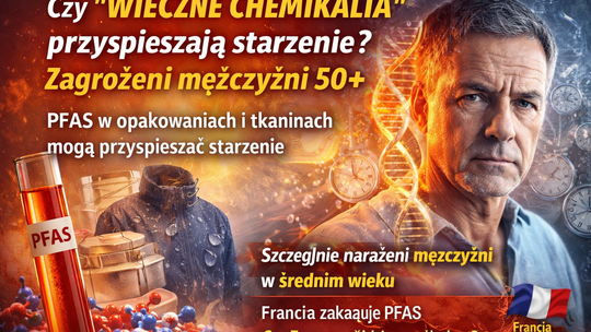 Mężczyźni w średnim wieku szczególnie zagrożeni przez PFAS
