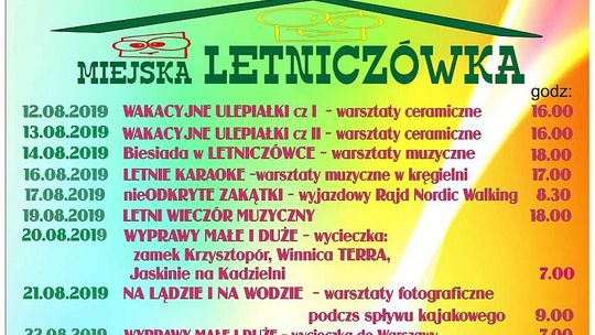 Miejska Letniczówka, czyli kolejny cykl imprez w MCK
