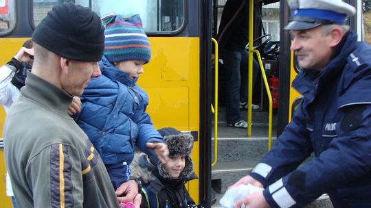 Mikołaj zamienił sanie na radiowóz