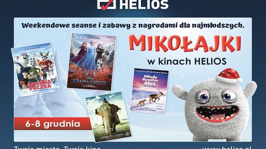 Mikołajki w kinach Helios: 6-8 grudnia