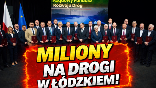 Miliony na drogi w Łódzkiem. Pierwsze umowy podpisane w Tomaszowie Mazowieckim