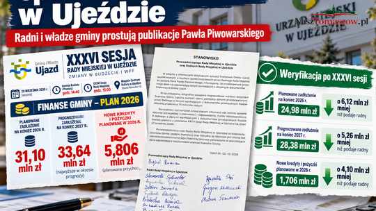 Miliony w sporze o finanse Ujazdu. Radni prostują dane Pawła Piwowarskiego