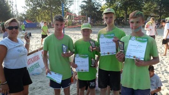 " Mini Eurovolley 2017" -  turniej siatkówki plażowej dla najmłodszych.