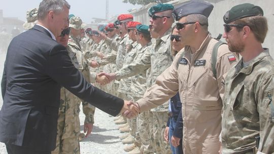 Minister Obrony Narodowej Tomasz Siemoniak z wizytą w Ghazni